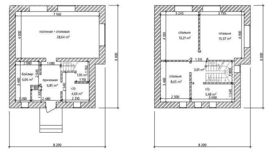 Дом в село Усады, Цветочная улица (90 м) - Фото 1