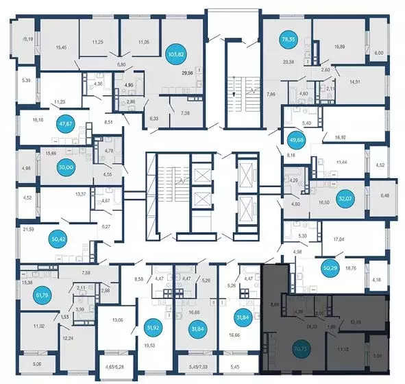 Продаётся 2-к квартира, 70.85 м - Фото 1