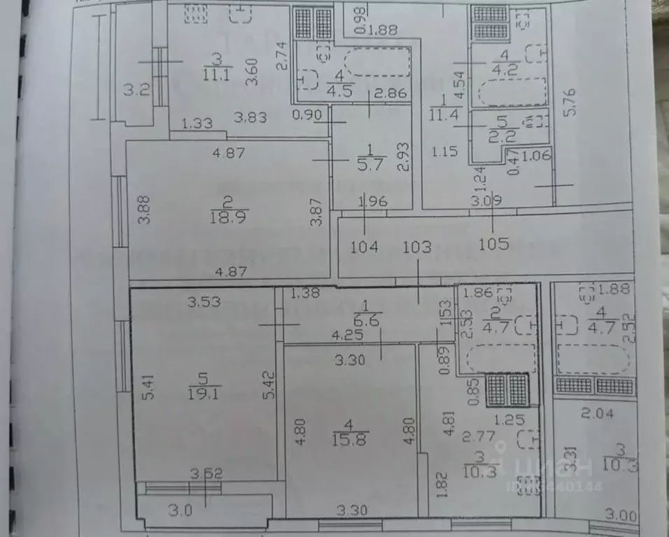 2-к кв. Санкт-Петербург ул. Красуцкого, 3к2 (57.0 м) - Фото 2
