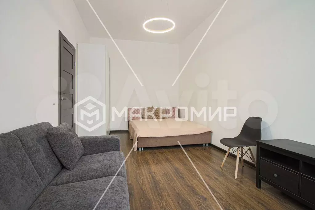 1-к. квартира, 40 м, 6/9 эт. - Фото 1