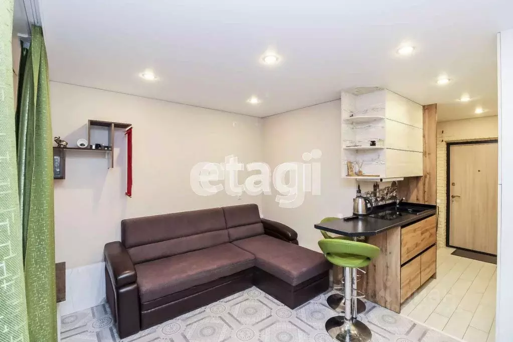 Студия Тюменская область, Тюмень Велижанская ул., 66к1 (21.0 м) - Фото 1