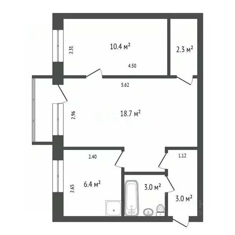 2-к кв. Красноярский край, Красноярск городской округ, пос. Элита ул. ... - Фото 2