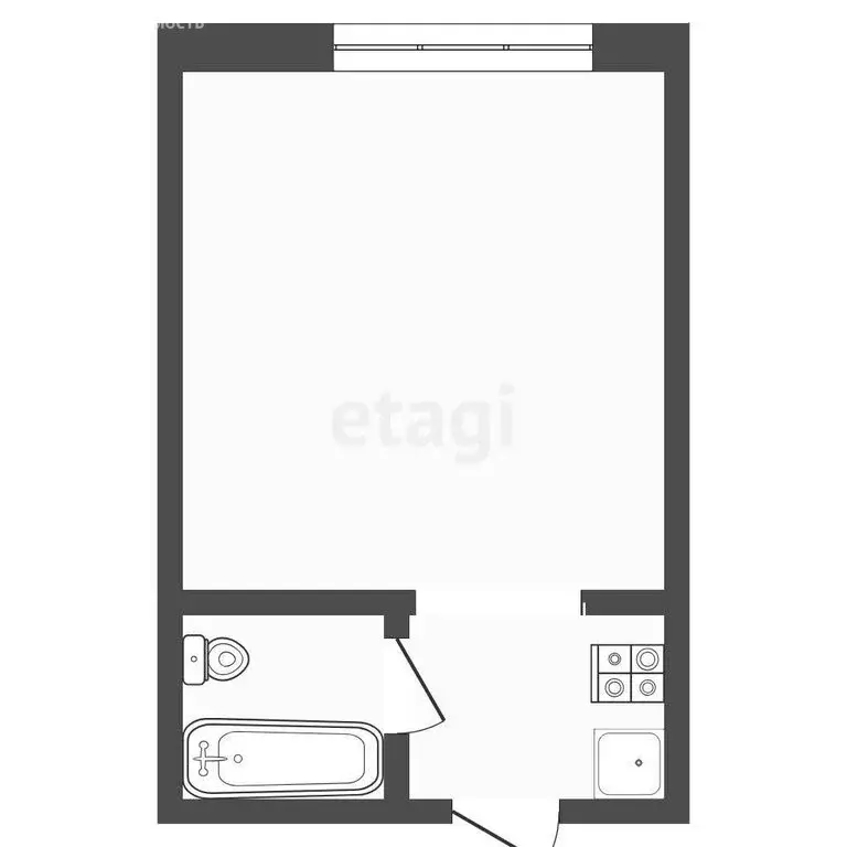 Квартира-студия: Тюмень, улица 30 лет Победы, 92 (16.6 м) - Фото 1