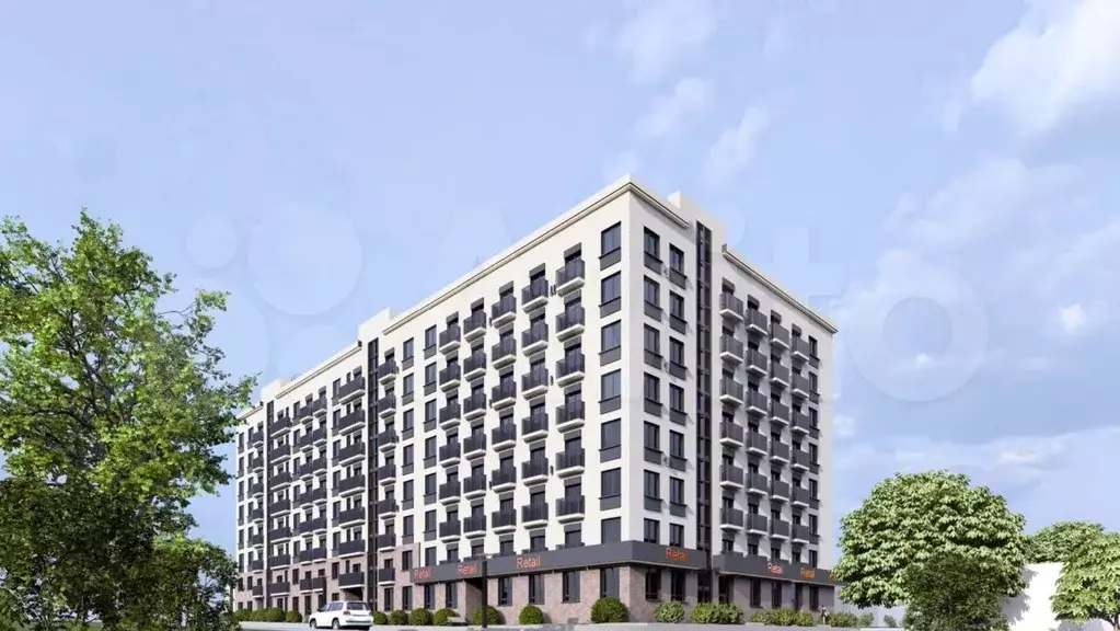 1-к. квартира, 49,5 м, 8/8 эт. - Фото 1