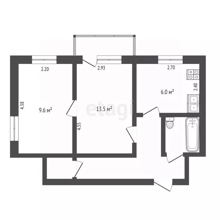 2-к кв. Московская область, Ногинск Богородский городской округ, ул. ... - Фото 2