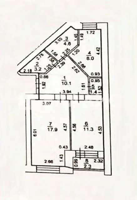 2-к кв. Башкортостан, Стерлитамак ул. Строителей, 24 (56.4 м) - Фото 2