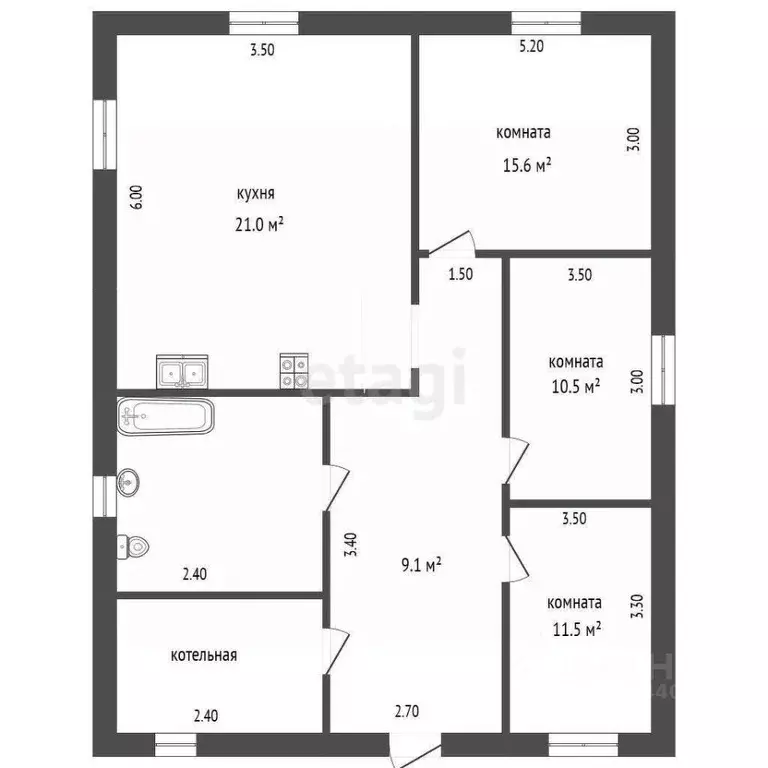 Дом в Тюменская область, Тюмень Казарово мкр,  (95 м) - Фото 1