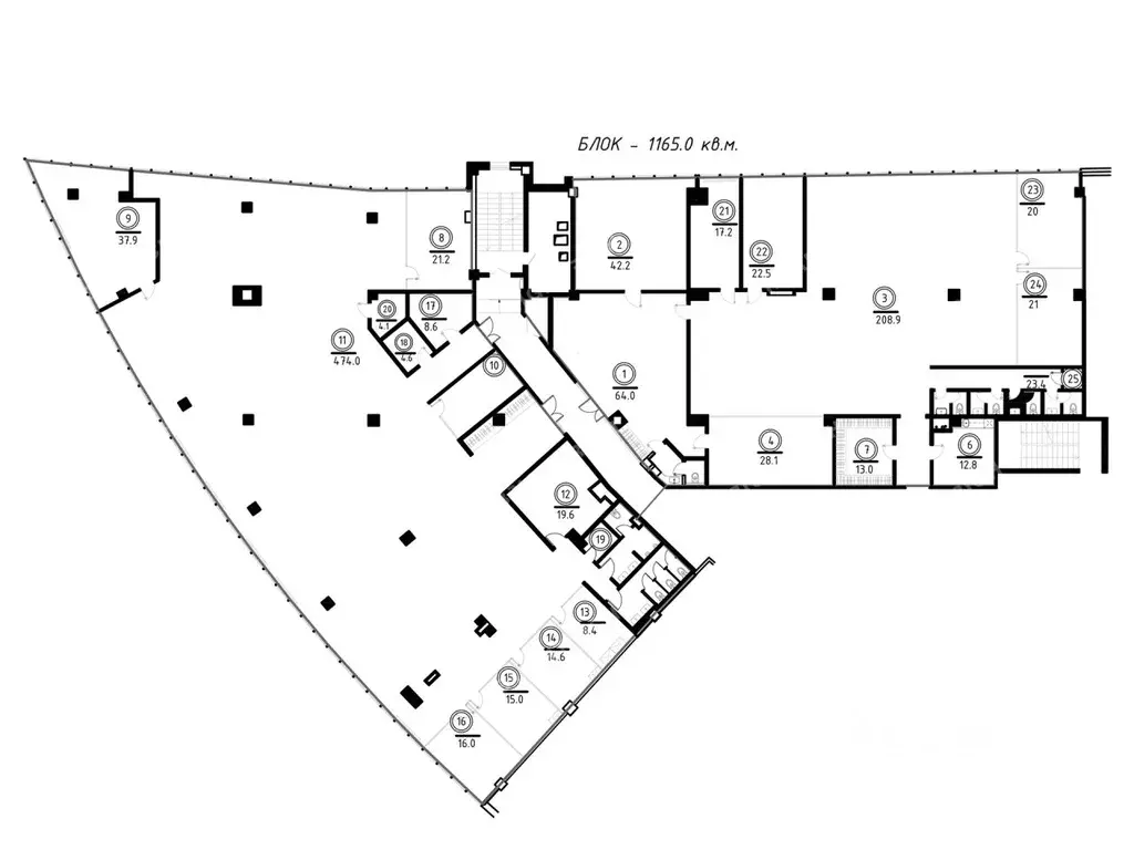 Офис в Санкт-Петербург Стартовая ул., 8 (1165 м) - Фото 1