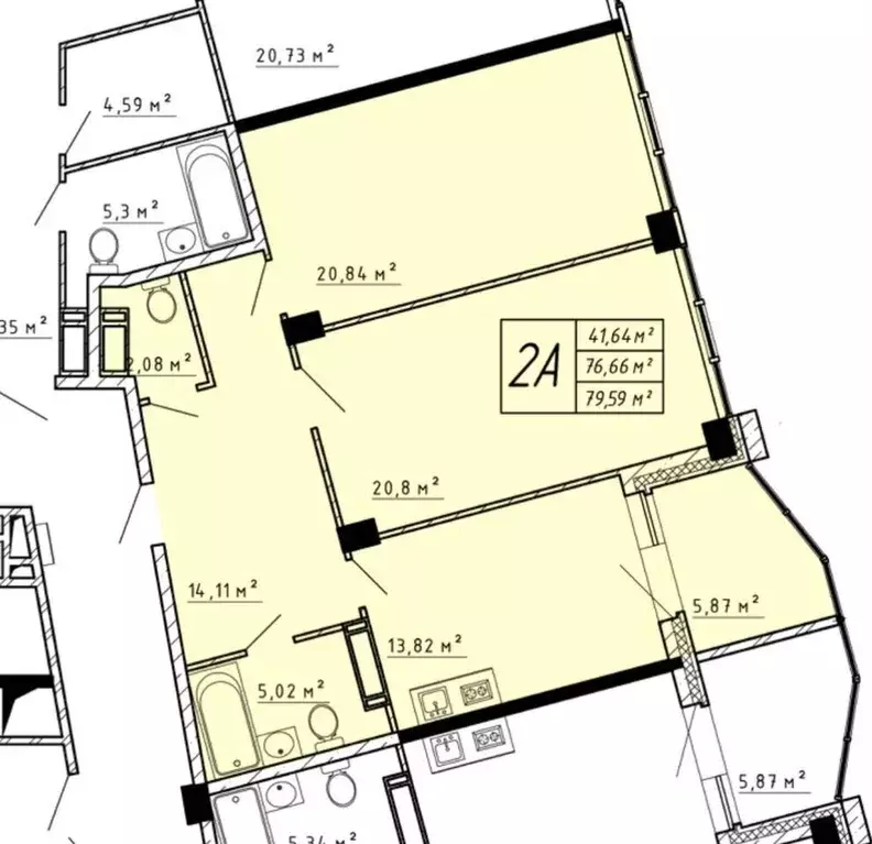 3-к кв. Чувашия, Чебоксары пл. Речников, 9 (84.0 м) - Фото 0