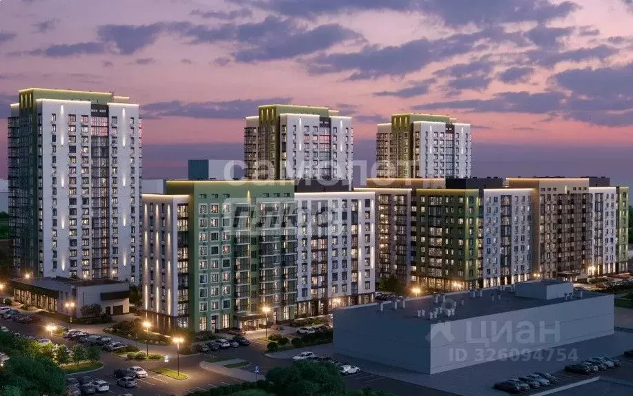 2-к кв. Омская область, Омск ул. Завертяева, 1 (53.45 м) - Фото 2