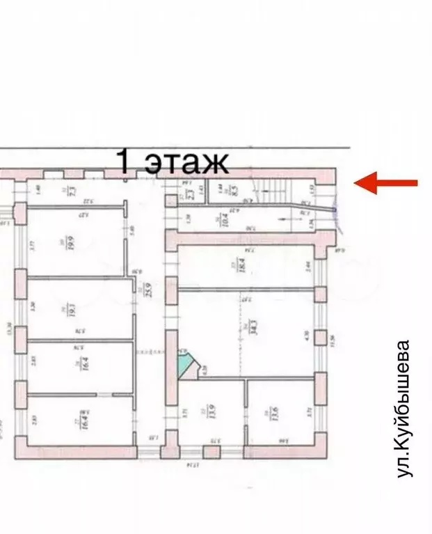 Помещение 415,3 кв.м. на 1 линии ул.Куйбышева - Фото 0