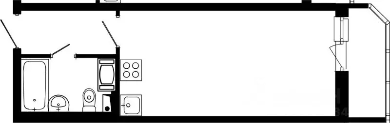 1-к кв. Ленинградская область, Всеволожский район, Заневское городское ... - Фото 1