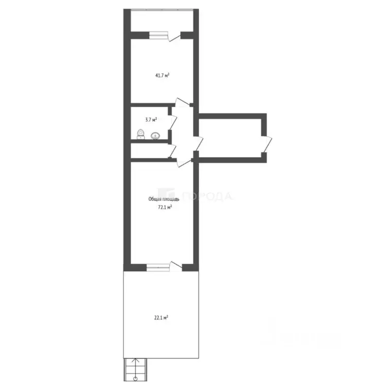 Офис в Новосибирская область, Новосибирск ул. Объединения, 4 (72 м) - Фото 2