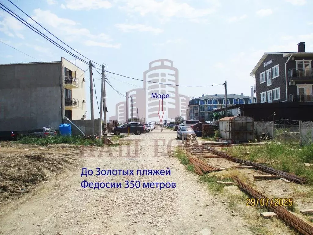 Участок в Крым, Феодосия ул. И. Малышева (9.0 сот.) - Фото 1