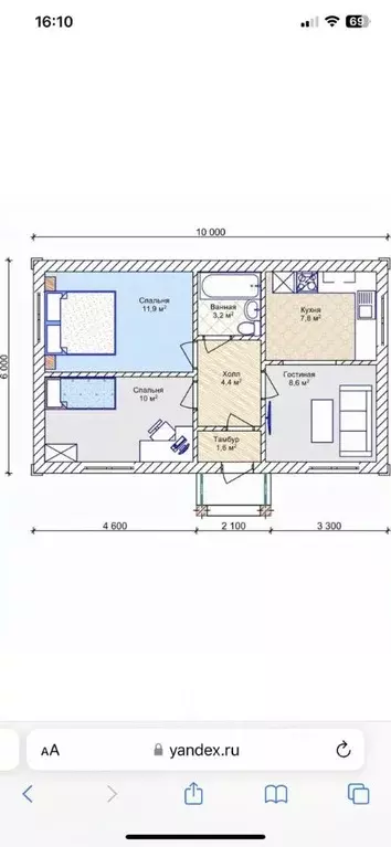 Дом в Карелия, Петрозаводск Горная ул., 8Г (120 м) - Фото 2