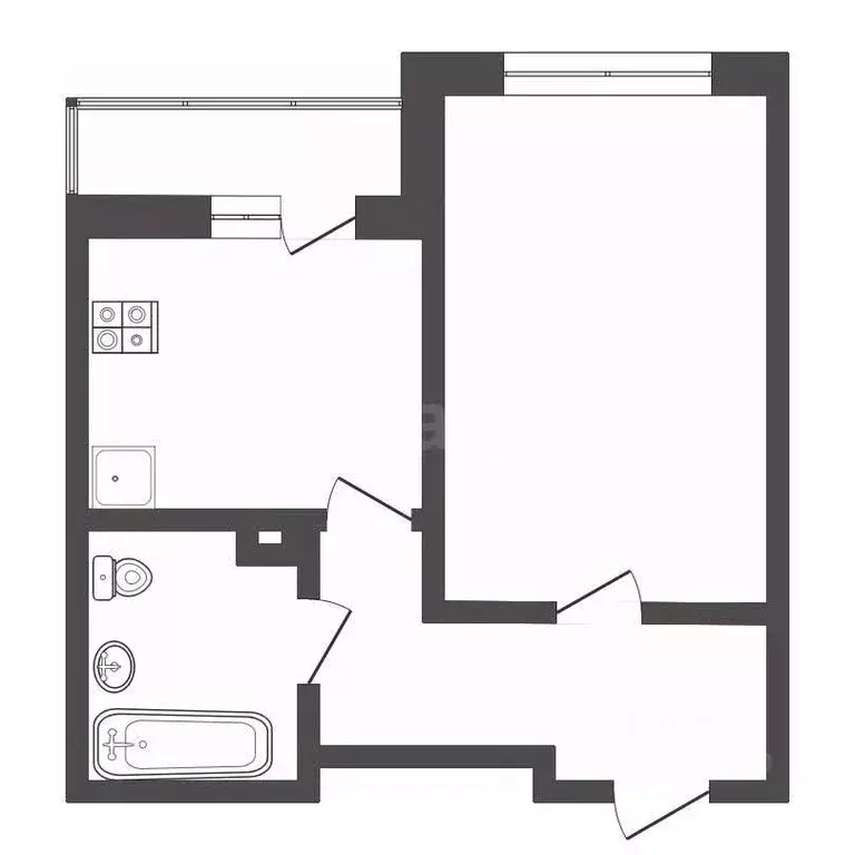 1-к кв. Ярославская область, Ярославль ул. Дядьковская, 3К2 (35.5 м) - Фото 2