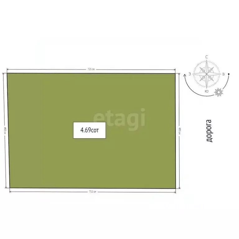 Участок в Белгородская область, Белгородский муниципальный округ, ... - Фото 2