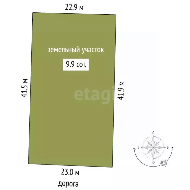 Участок в Тюменская область, Тюмень Большое Царево-1 СНТ,  (9.92 сот.) - Фото 1
