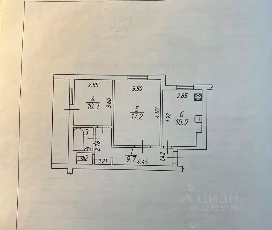 2-к кв. Новгородская область, Новгородский район, Савинское с/пос, д. ... - Фото 2
