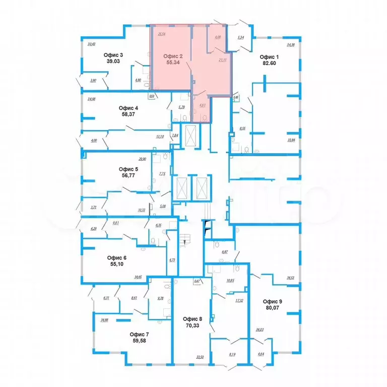 Продам помещение свободного назначения, 55.54 м - Фото 1