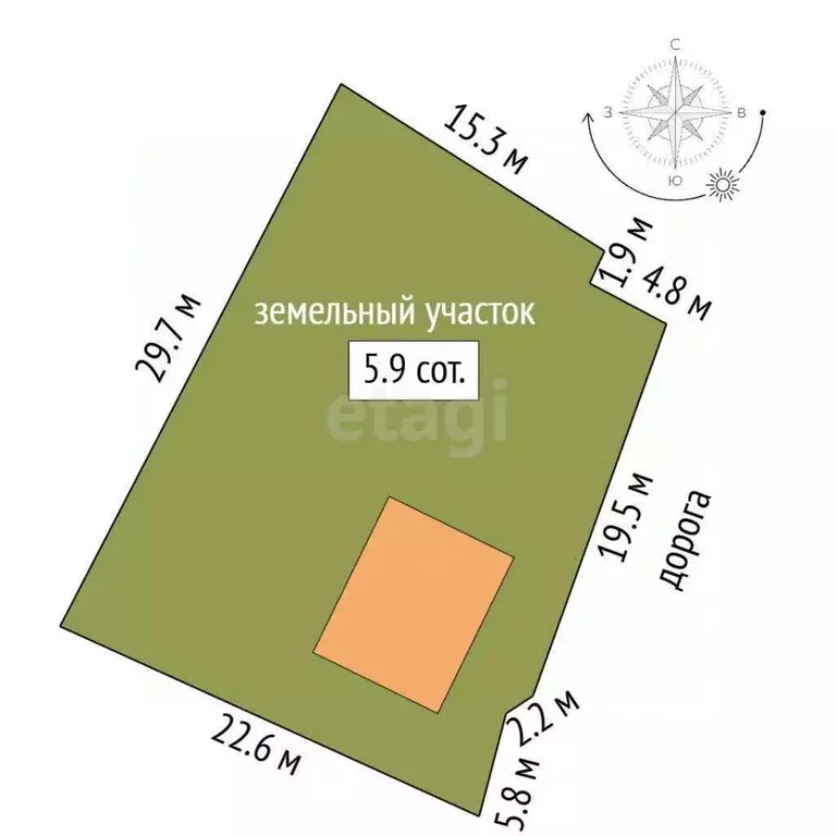 Дом в Башкортостан, Бирск ул. Гастелло (44 м) - Фото 1