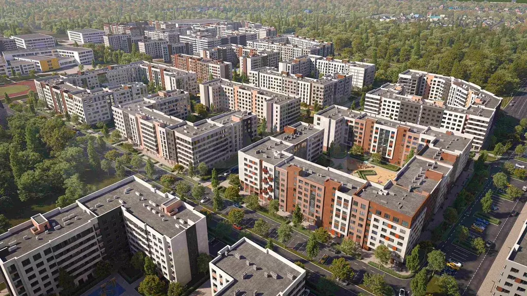 1-к. квартира, 43,2 м, 4/7 эт. - Фото 1