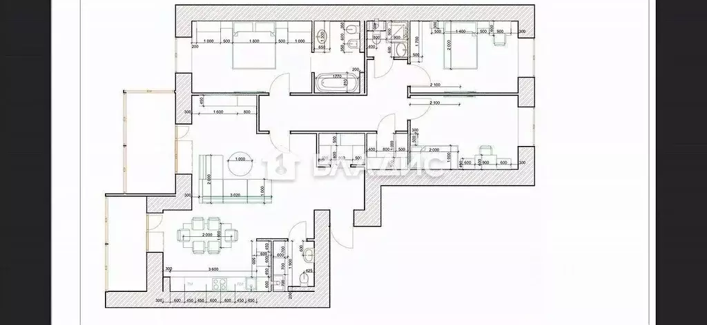 4-к кв. Алтайский край, Барнаул Пролетарская ул., 160 (118.0 м) - Фото 2