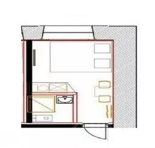 Студия Санкт-Петербург ул. Марата, 59 (12.0 м) - Фото 1