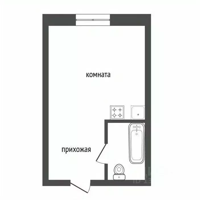 Комната Красноярский край, Красноярск бул. Солнечный, 11 (12.1 м) - Фото 2