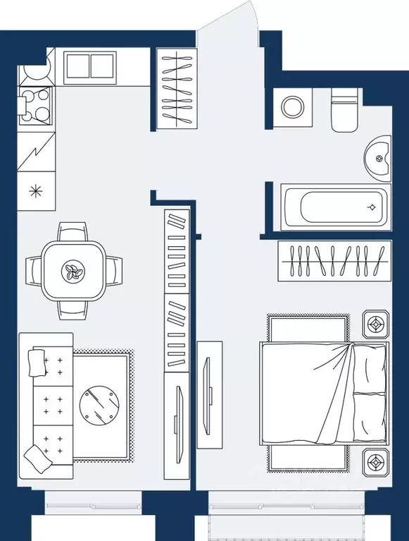 1-к кв. Дагестан, Махачкала Ипподром мкр,  (36.53 м) - Фото 1