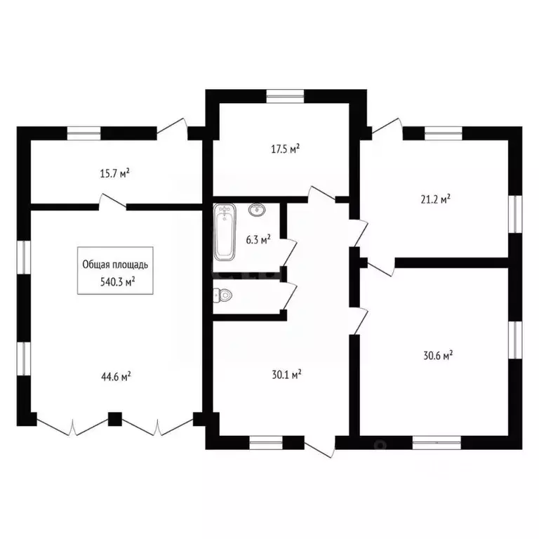 Дом в Новосибирская область, Бердск ул. Тимирязева, 38 (540 м) - Фото 0