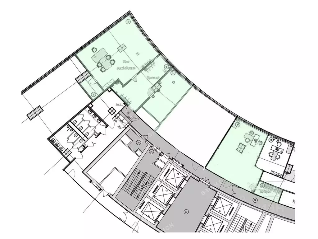 Офис в Москва Одесская ул., 2кА (208 м) - Фото 2