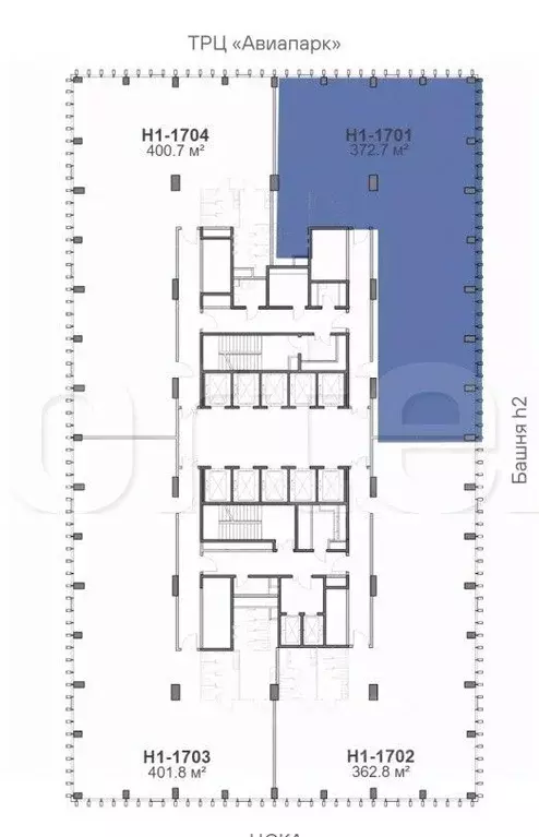 Офис в Москва Ходынский бул., 6с2 (373 м) - Фото 1