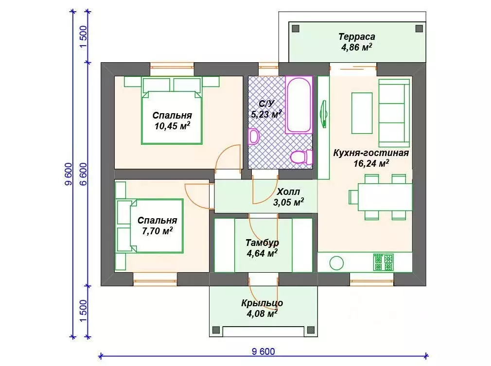Дом в Башкортостан, Уфимский район, Красноярский сельсовет, д. ... - Фото 2