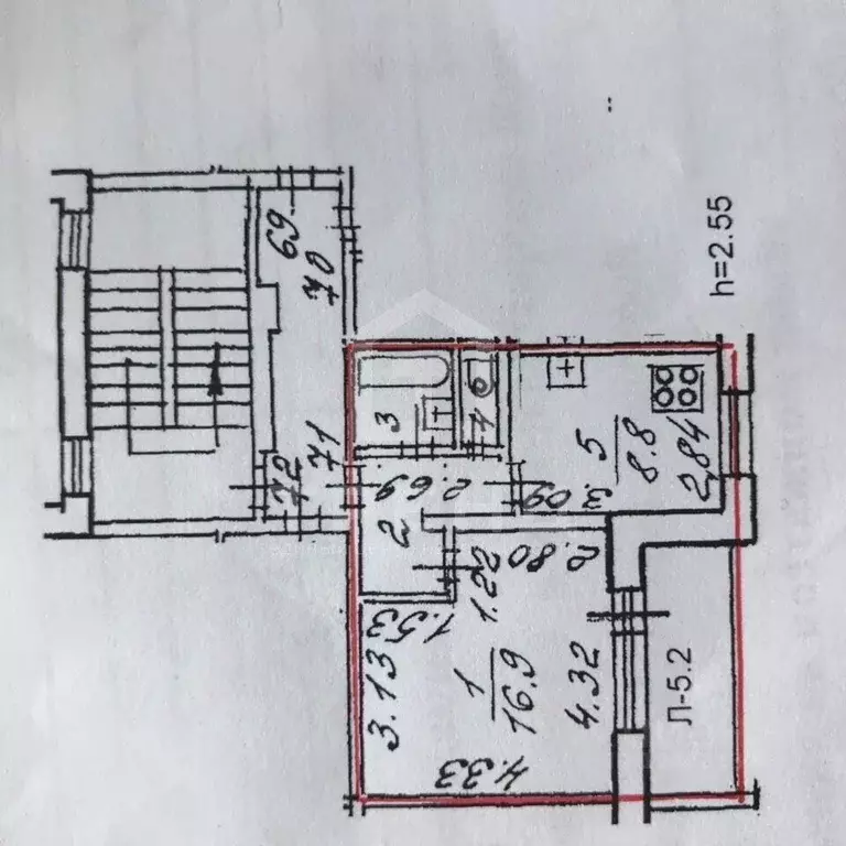 1-к кв. Санкт-Петербург Рябовское ш., 121К3 (34.9 м) - Фото 2