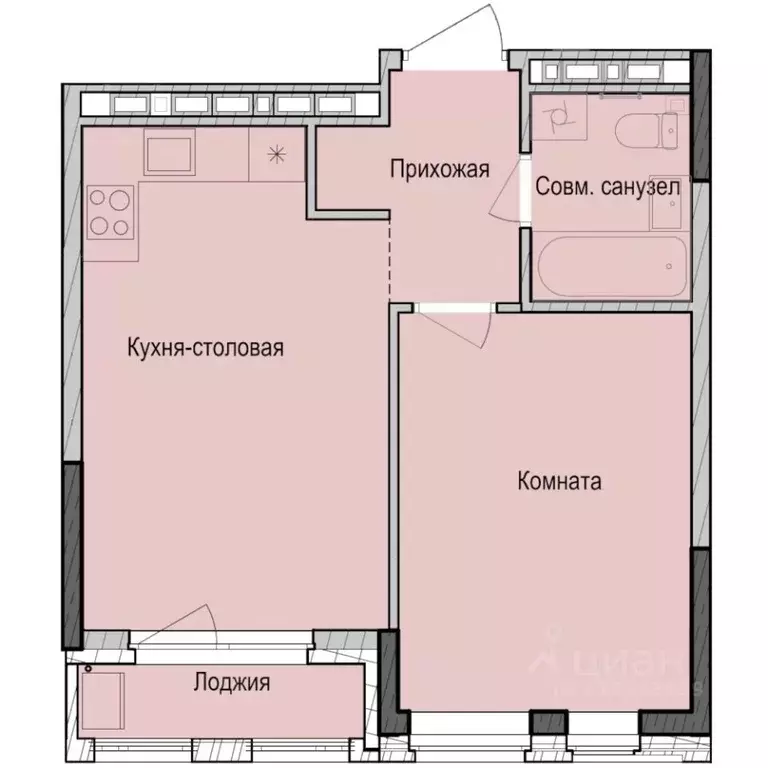 1-к кв. Татарстан, Казань Седьмое Небо жилрайон, Унай жилой комплекс ... - Фото 1