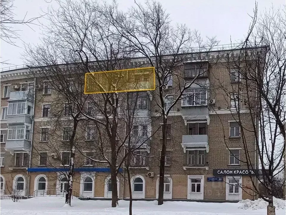 Свободной планировки кв. Москва Каширское ш., 60К1 (66.2 м) - Фото 2