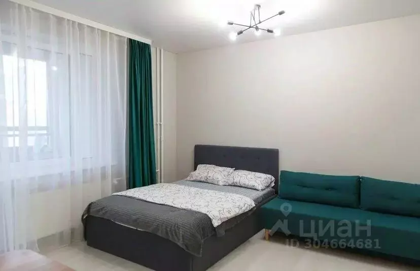 1-к кв. Татарстан, Казань ул. Сабира Ахтямова, 1к2 (34.0 м) - Фото 1