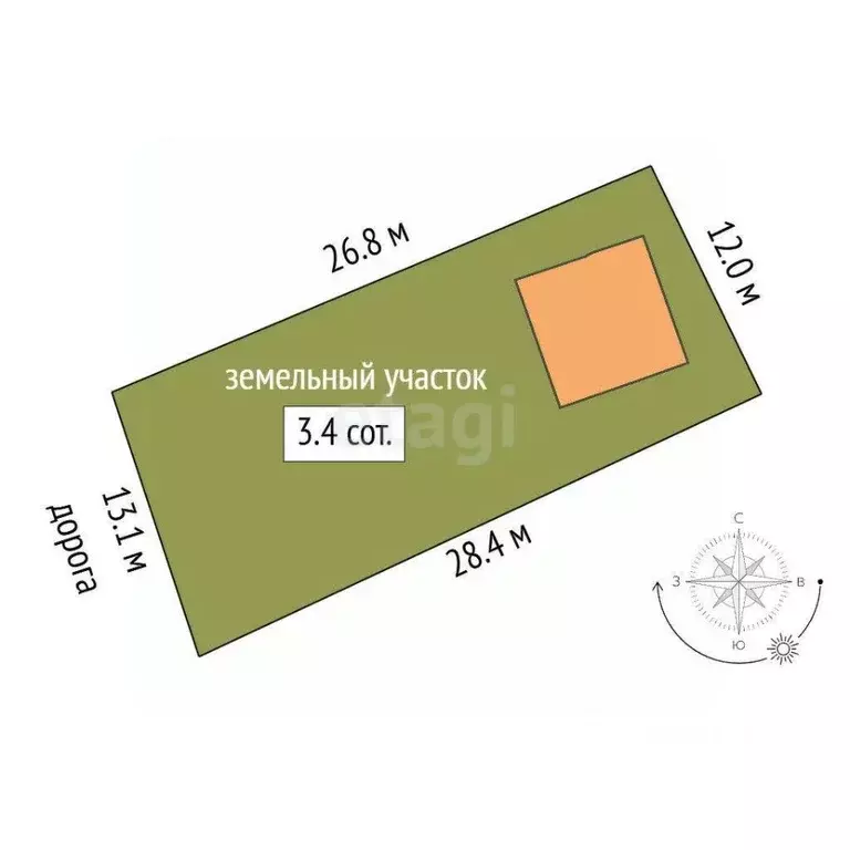 Дом в Челябинская область, Миасс Дачный СНТ, 268 (64 м) - Фото 2