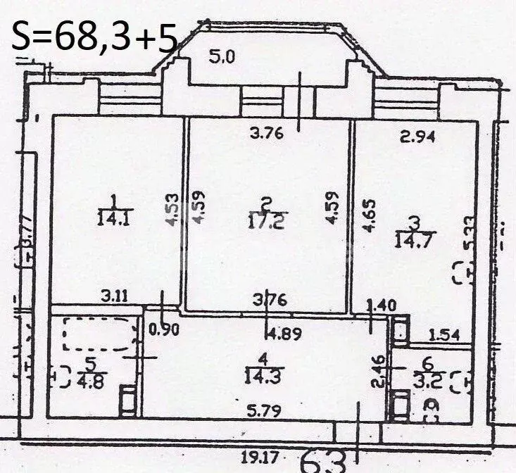 2-к кв. Санкт-Петербург ул. Бадаева, 8к3 (68.3 м) - Фото 1