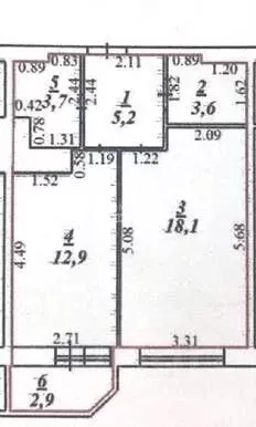 1-к кв. Московская область, Люберцы ул. Кирова, 9к2 (46.4 м) - Фото 2