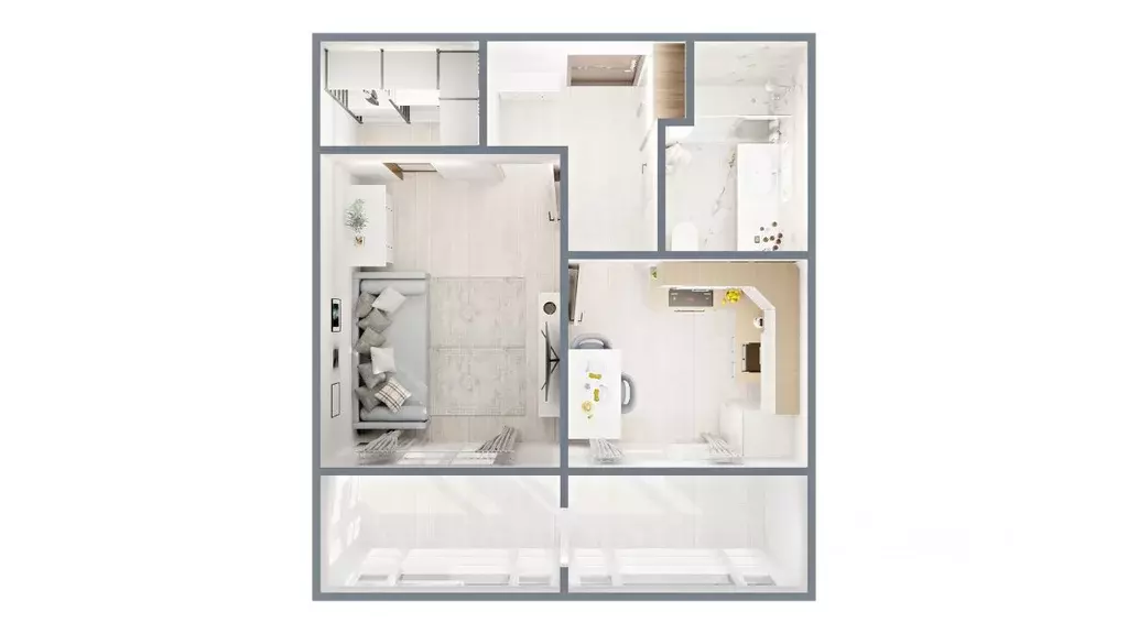 1-к кв. Новосибирская область, Новосибирск Самоцветы жилой комплекс ... - Фото 1