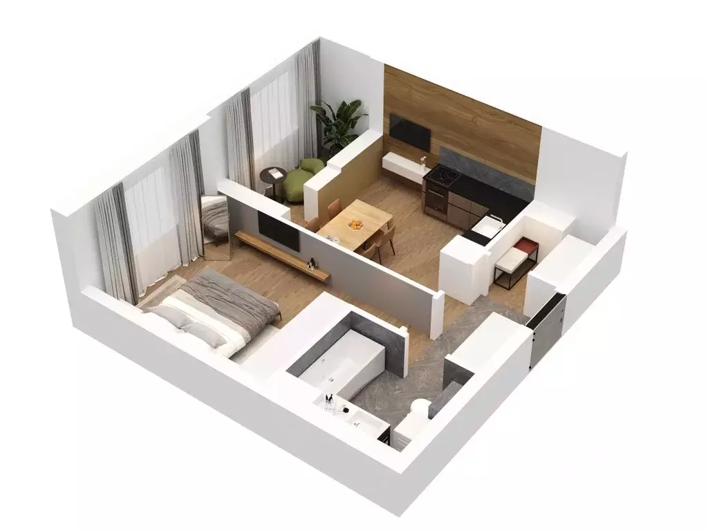 1-к кв. Приморский край, Владивосток ул. 3-я Поселковая, 16/1 (37.8 м) - Фото 1