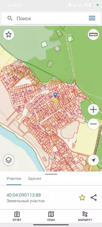 Участок в Калужская область, Дзержинский муниципальный округ, с. ... - Фото 1