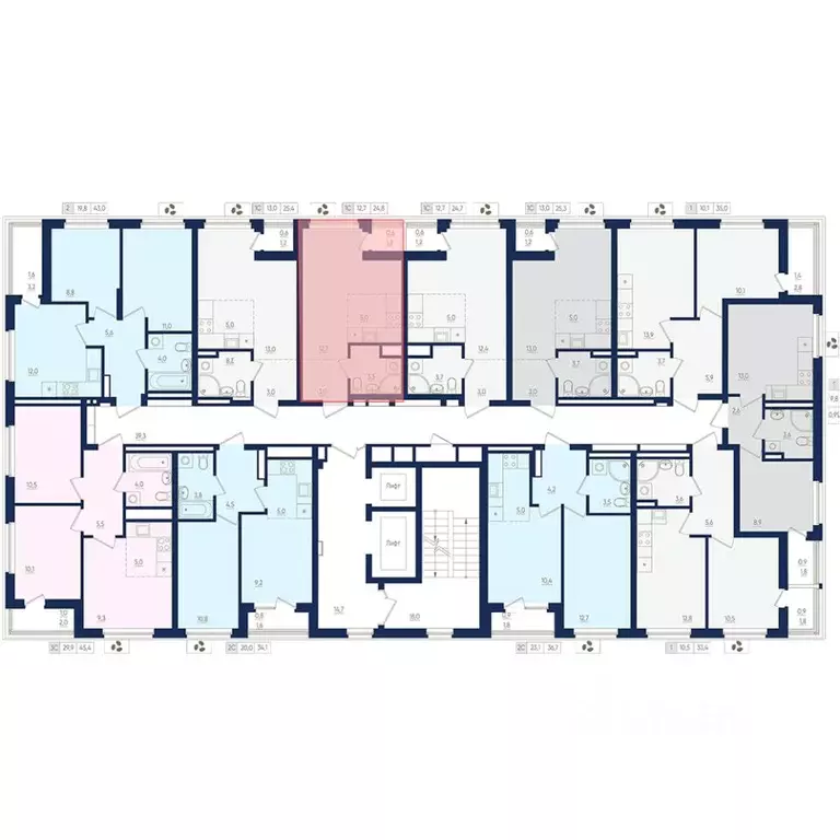 1-к кв. Башкортостан, Уфа ул. Евгения Столярова, 13 (24.8 м) - Фото 2