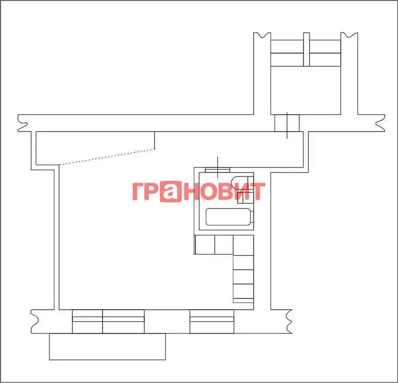 1-комнатная квартира: Новосибирск, улица Богдана Хмельницкого, 6 (32 ... - Фото 0
