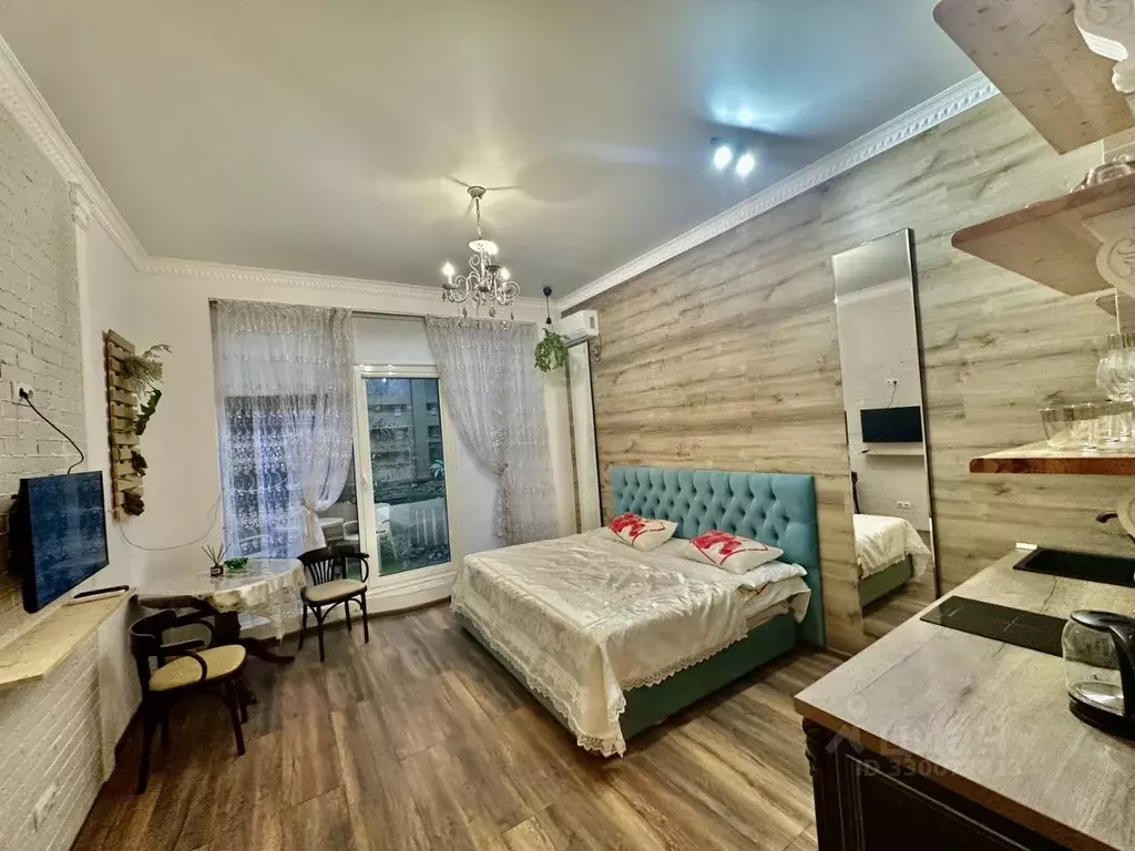 Студия Краснодарский край, Сочи Пятигорская ул., 72А (32.0 м) - Фото 1