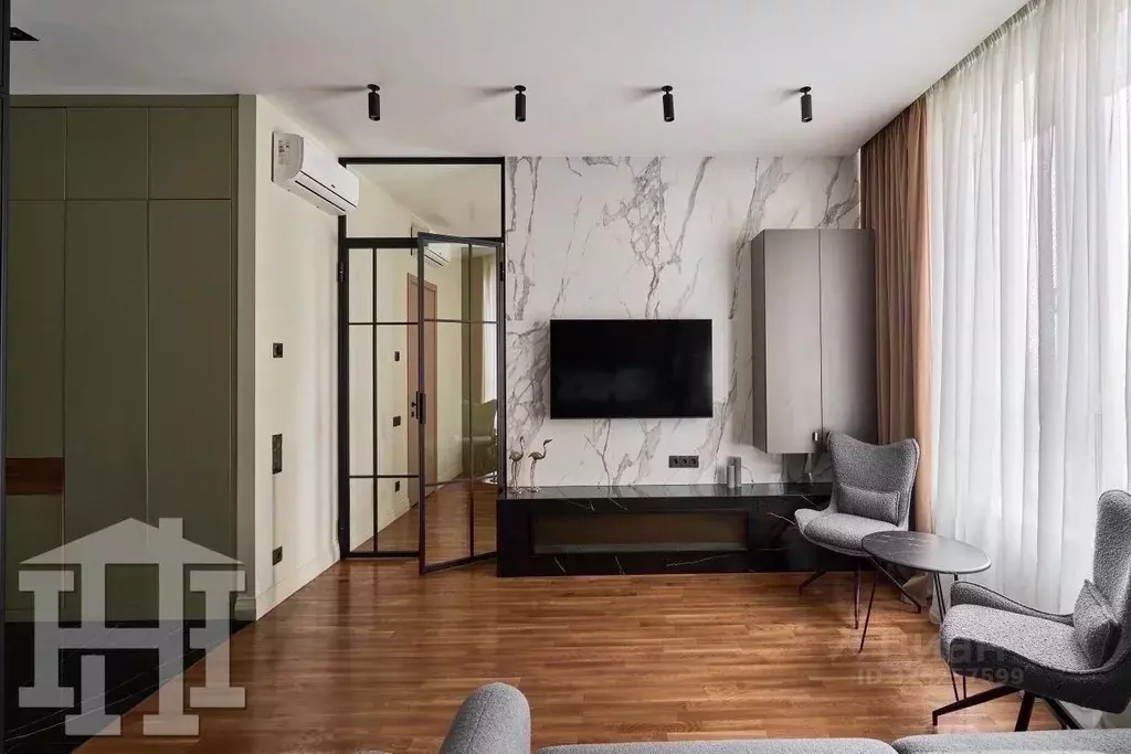 2-к кв. Москва Шелепихинская наб., 34к2зд2 (75.0 м) - Фото 1