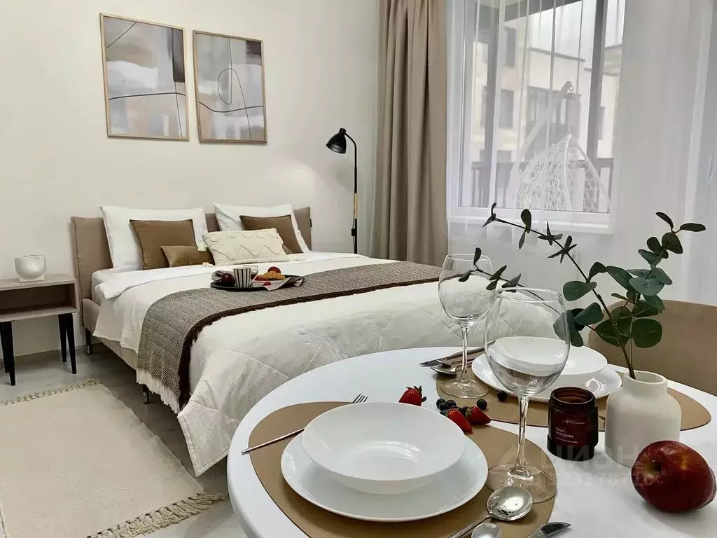 Студия Санкт-Петербург ул. Владимира Пчелинцева, 4 (25.0 м) - Фото 1