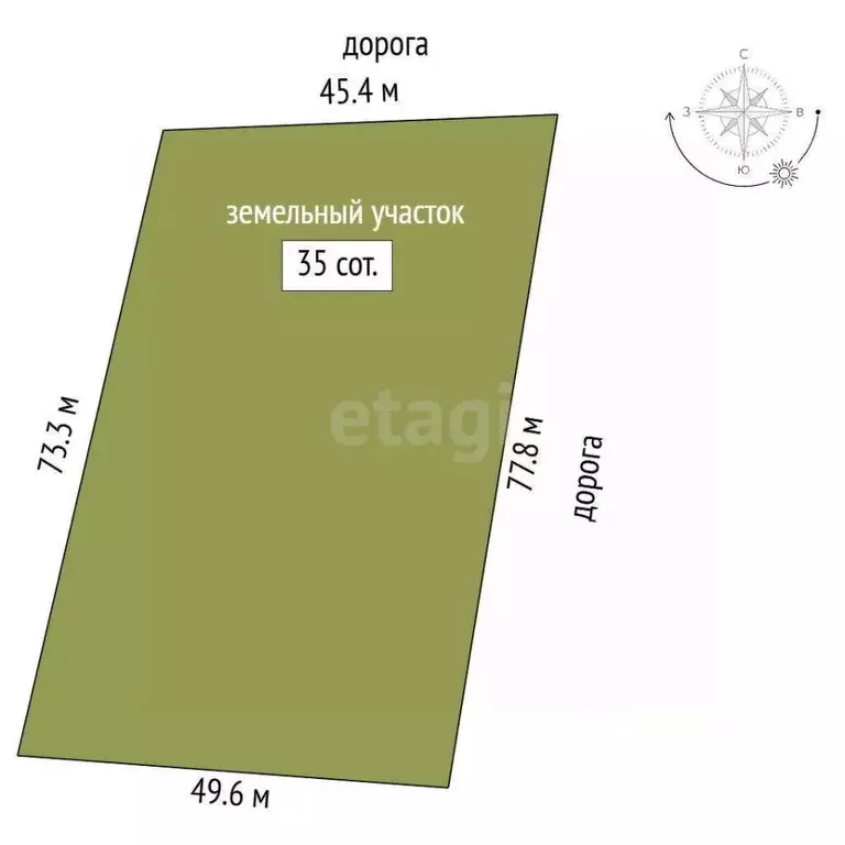 Участок в Мордовия, Рузаевский район, с. Ключарево Центральная ул., ... - Фото 2